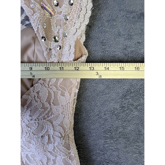 City Triangles Women’s Dress Peach Size 1 Formal Maxi Party Prom Wedding - Picture 16 of 16